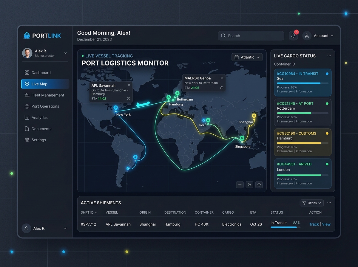 Logistics Container Tracker
